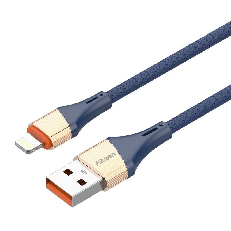 A14-LB Lightning Data Cable 1m 30W Fast Charging Blue Color